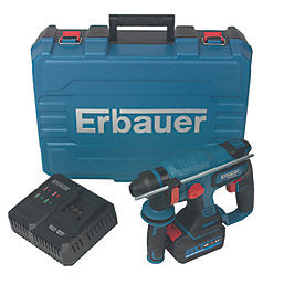 Erbauer ERH18-Li 2.7kg 18V 1 x 4.0Ah Li-Ion EXT Brushless Cordless SDS Plus Drill