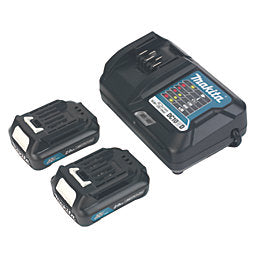 Makita CLX228AJ 12V 2 x 2.0Ah Li-Ion CXT Cordless Combi Drill & Impact Driver Twin Pack