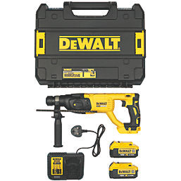 DEWALT DCH033 3kg 18V 2 x 4.0Ah Li-Ion XR Brushless Cordless SDS Plus Drill