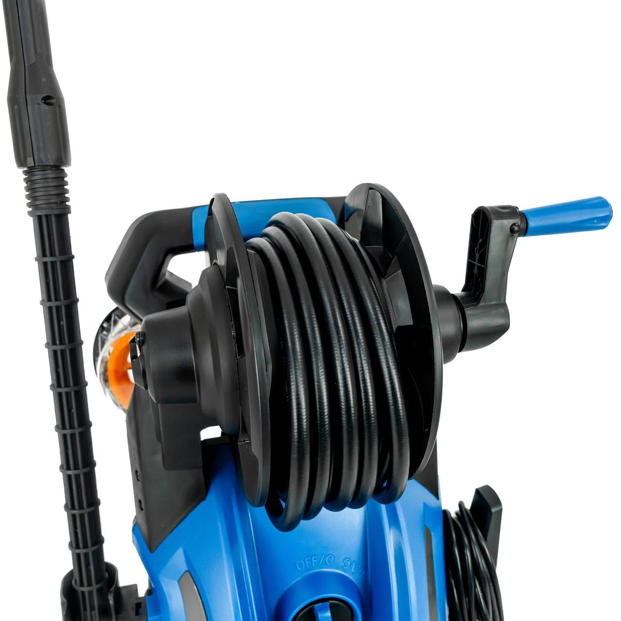 Hyundai 180Bar/ 2610psi Electric Pressure Washer, 8L/min, 2400W High-Performance Jet Wash with Hose & Attachments | HYW2400E